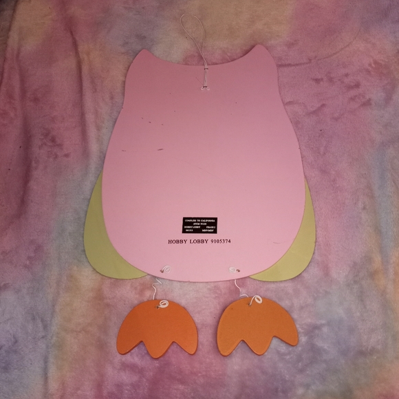 Hobby Lobby Pink & Green Owl Wall Decor - Picture 5 of 5